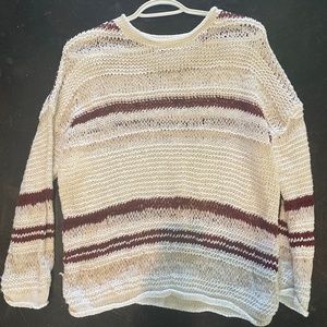 Glam striped sweater
